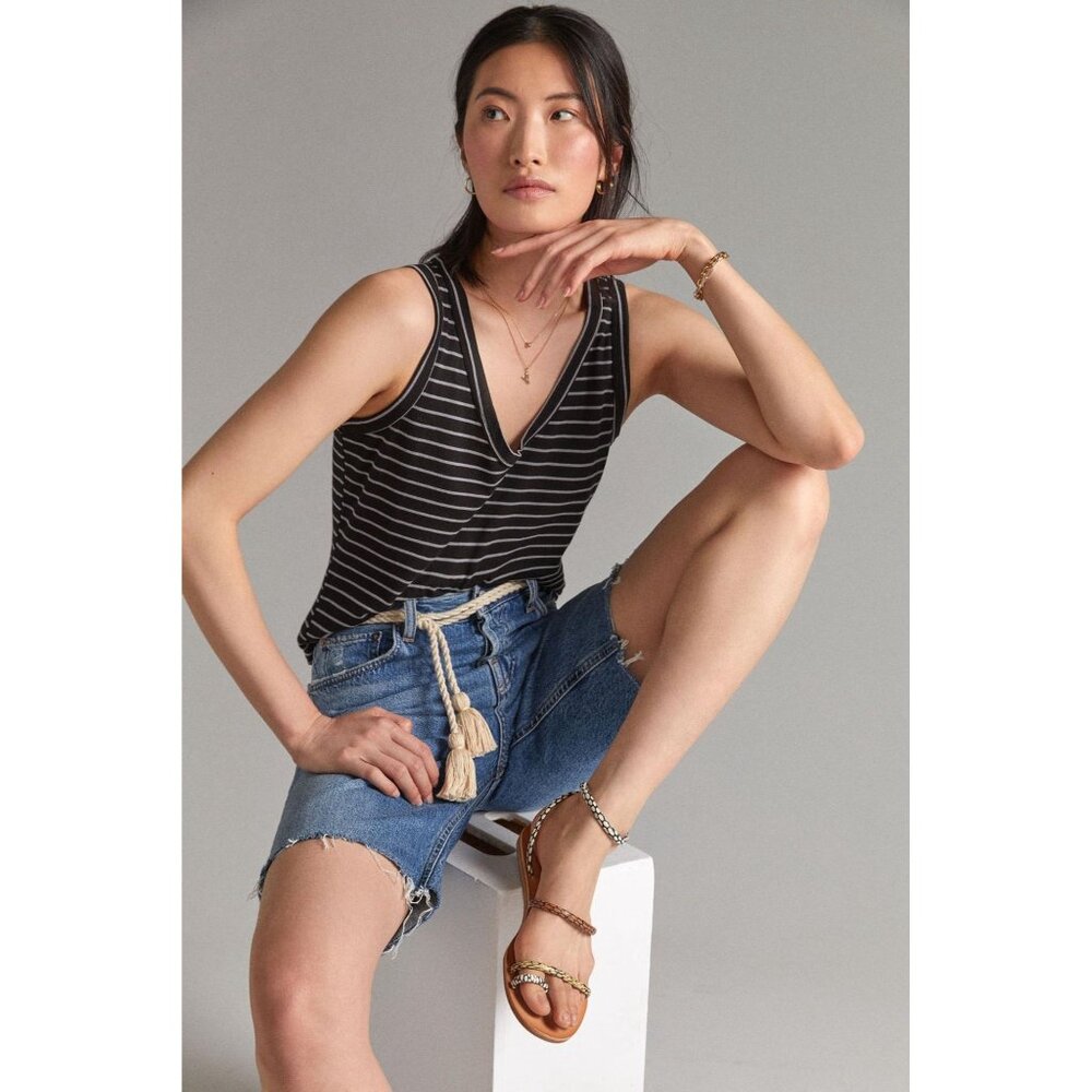 Anthropologie t.La Scoop-Neck Layering Tank